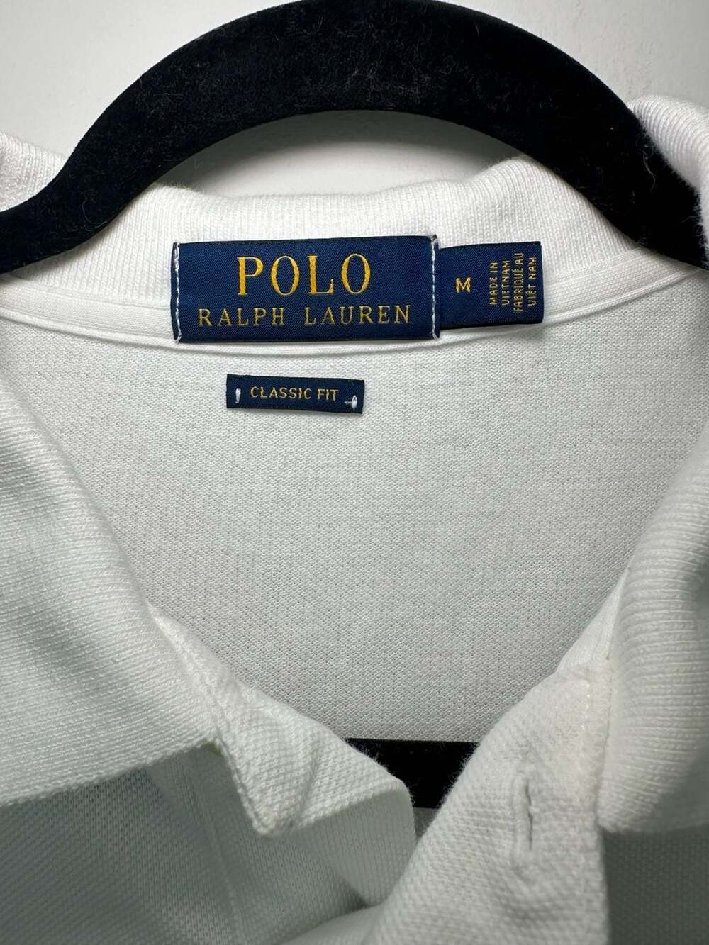 Polo Ralph Lauren Classic Fit White Short Sleeve Polo Shirt Men's Size M - Picture 3 of 6